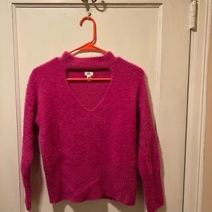 Pink Fuzzy Sweater